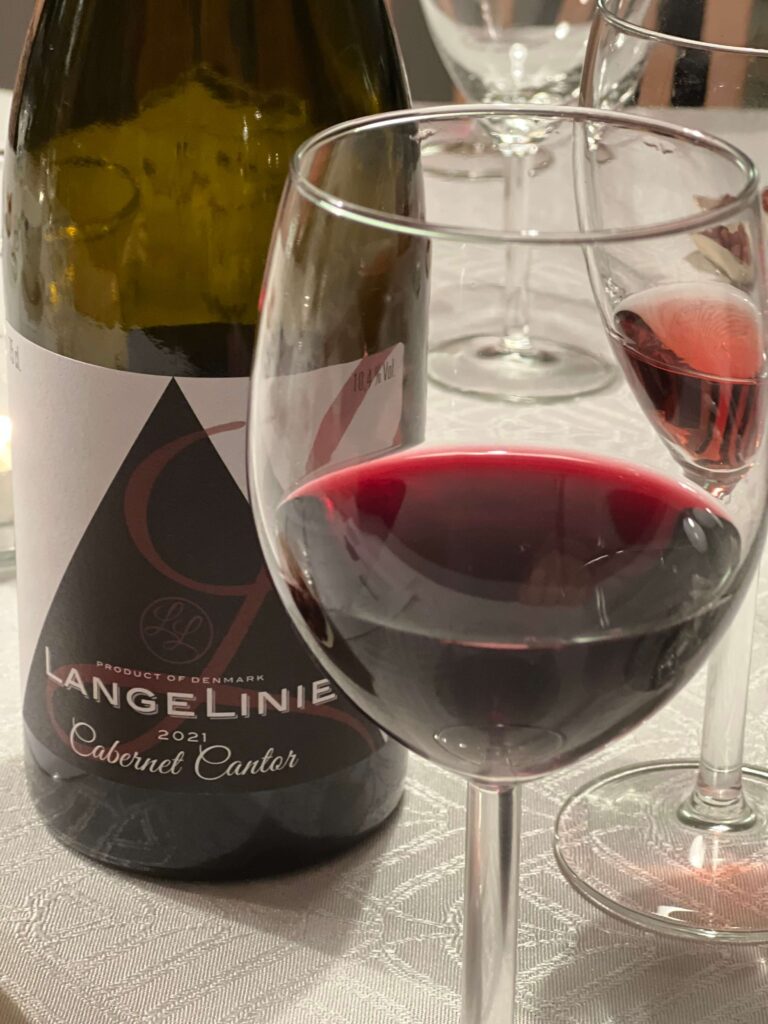 Cabernet Cantor 2021 rødvin fra Langelinie Vin.